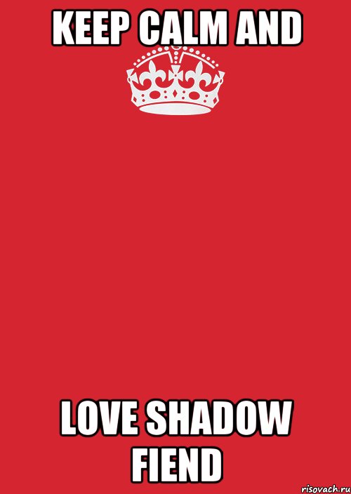 keep calm and love shadow fiend, Комикс Keep Calm 3