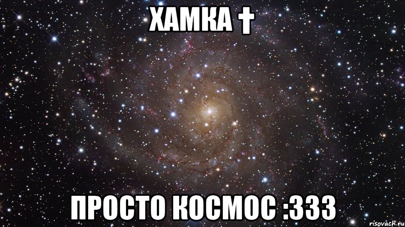 хамка † просто космос :333, Мем  Космос (офигенно)