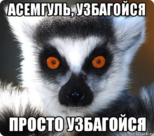 асемгуль, узбагойся просто узбагойся