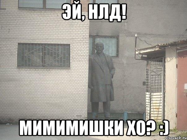 эй, нлд! мимимишки хо? :), Мем  Ленин за углом (пс, парень)