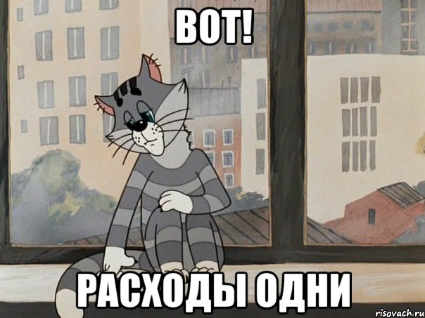 вот! расходы одни