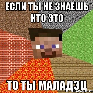 если ты не знаешь кто это то ты маладэц, Мем Миникрафтер