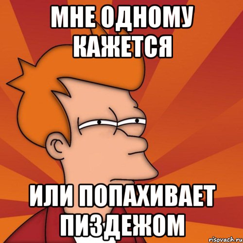 мне одному кажется или попахивает пиздежом, Мем Мне кажется или (Фрай Футурама)