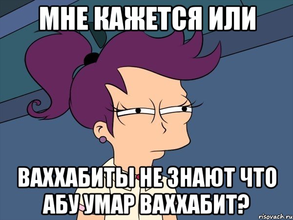 мне кажется или ваххабиты не знают что абу умар ваххабит?, Мем Мне кажется или (с Лилой)