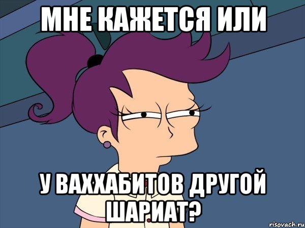 мне кажется или у ваххабитов другой шариат?, Мем Мне кажется или (с Лилой)