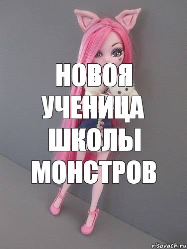 новоя ученица школы монстров