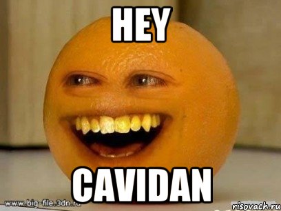 hey cavidan, Мем Надоедливый апельсин