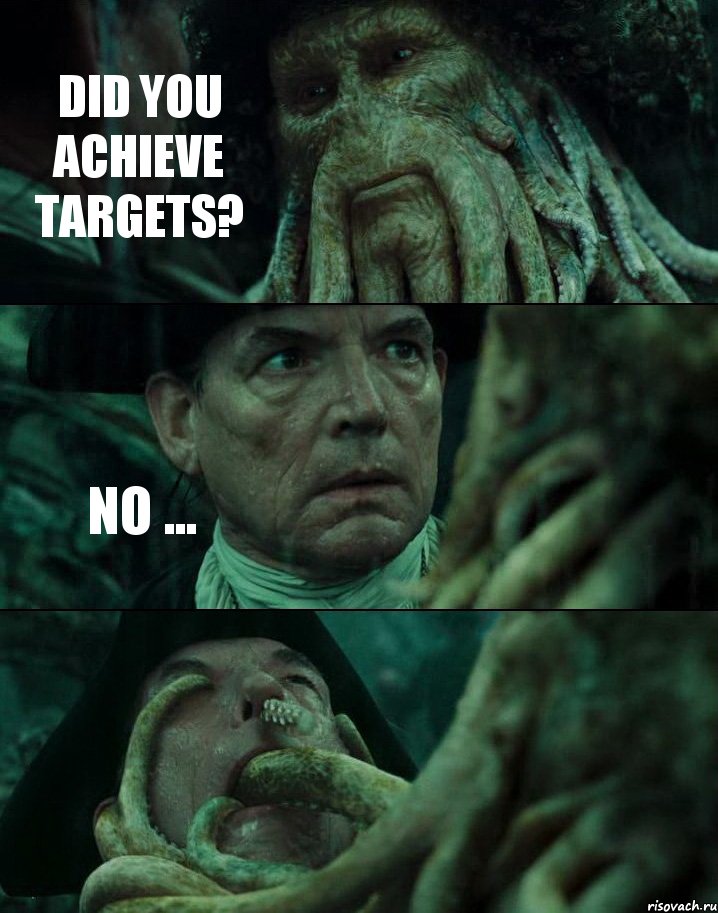 DID YOU ACHIEVE TARGETS? NO ... , Комикс Пираты Карибского моря