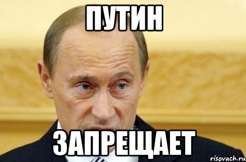 путин запрещает, Мем путин