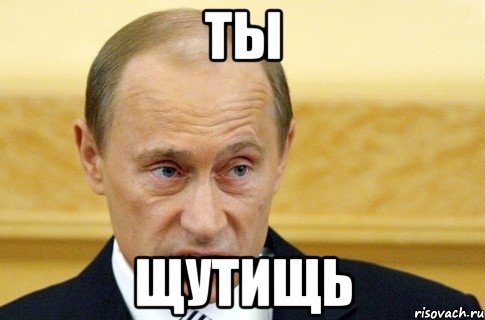 ты щутищь, Мем путин