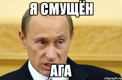 я смущён ага, Мем путин