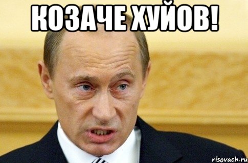 козаче хуйов! , Мем путин