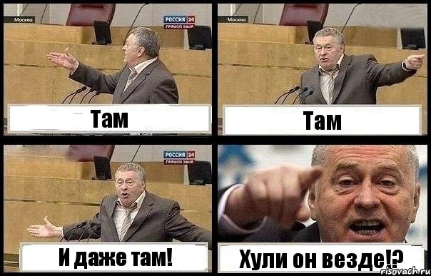 Там Там И даже там! Хули он везде!?, Комикс с Жириновским