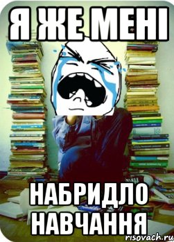 я же мені набридло навчання, Мем Типовий десятикласник