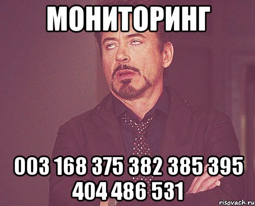 мониторинг 003 168 375 382 385 395 404 486 531, Мем твое выражение лица