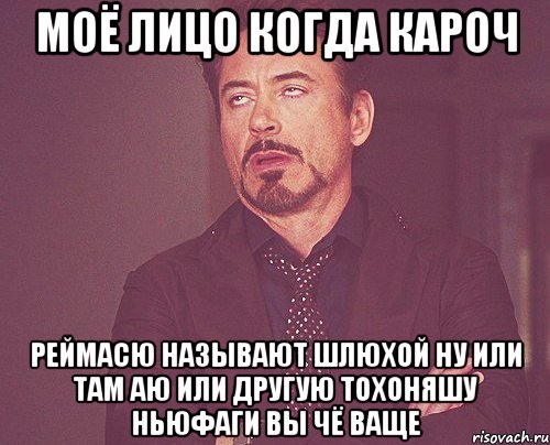 моё лицо когда кароч реймасю называют шлюхой ну или там аю или другую тохоняшу ньюфаги вы чё ваще, Мем твое выражение лица