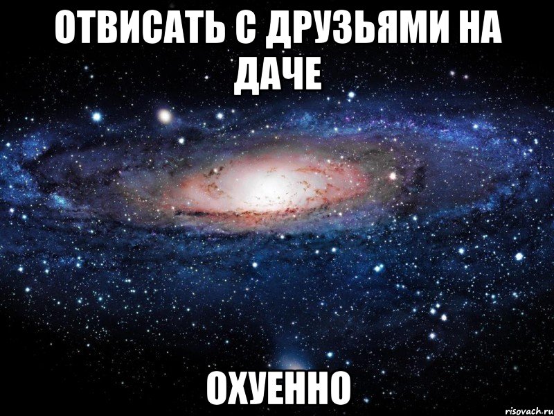 отвисать с друзьями на даче охуенно, Мем Вселенная