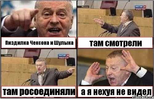 Пиздилка Чексона и Шулыка там смотрели там росоединяли а я нехуя не видел, Комикс жиреновский