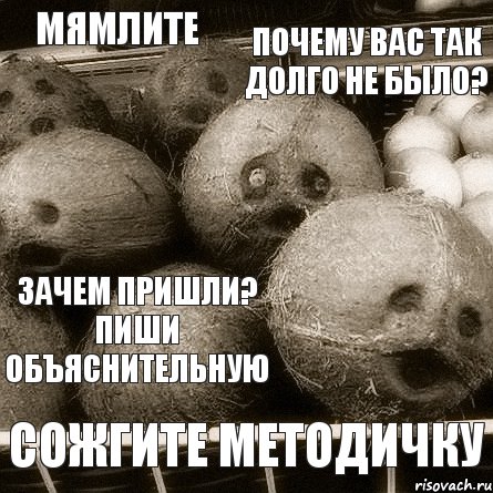 почему вас так долго не было? зачем пришли? пиши объяснительную сожгите методичку мямлите, Комикс 112