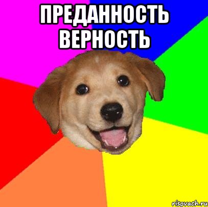 преданность верность , Мем Advice Dog