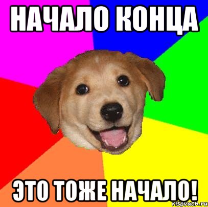 начало конца это тоже начало!, Мем Advice Dog