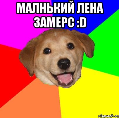 малнький лена замерс :D , Мем Advice Dog