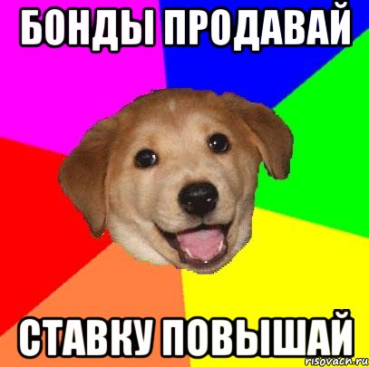 бонды продавай ставку повышай, Мем Advice Dog