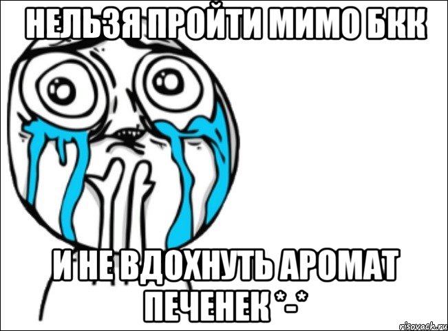 нельзя пройти мимо бкк и не вдохнуть аромат печенек *-*, Мем Это самый