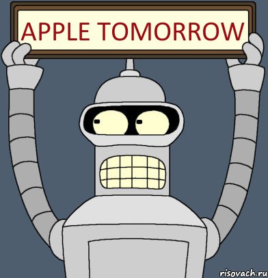 Apple Tomorrow, Комикс Бендер с плакатом