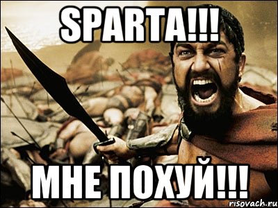 sparta!!! мне похуй!!!, Мем Это Спарта