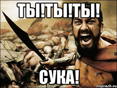 Ты!ты!ты! Сука!, Мем Это Спарта