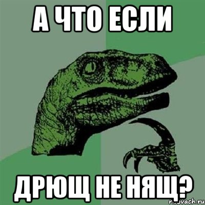 А что если Дрющ не нящ?, Мем Филосораптор