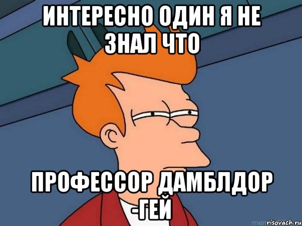 интересно один я не знал что профессор дамблдор -гей, Мем  Фрай (мне кажется или)