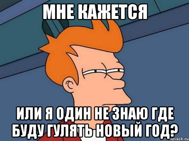 Мне кажется Или я один не знаю где буду гулять новый год?, Мем  Фрай (мне кажется или)