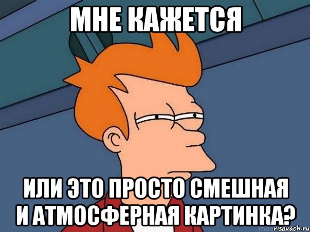 мне кажется или это просто смешная и атмосферная картинка?, Мем  Фрай (мне кажется или)