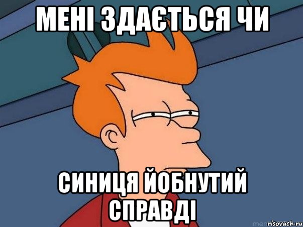 мені здається чи синиця йобнутий справді, Мем  Фрай (мне кажется или)