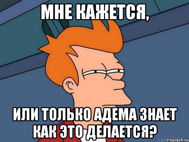 мне кажется, или только Адема знает как это делается?, Мем  Фрай (мне кажется или)