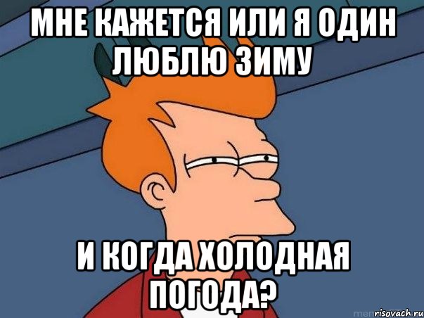 Мне кажется или я один люблю зиму и когда холодная погода?, Мем  Фрай (мне кажется или)