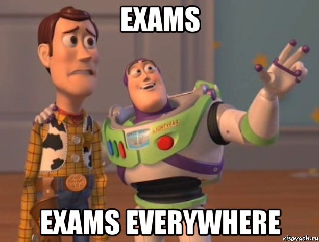 Exams Exams everywhere, Мем Они повсюду (История игрушек)