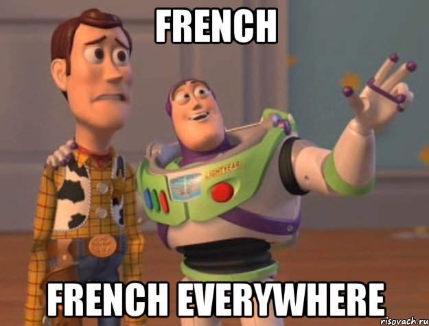 French French everywhere, Мем Они повсюду (История игрушек)