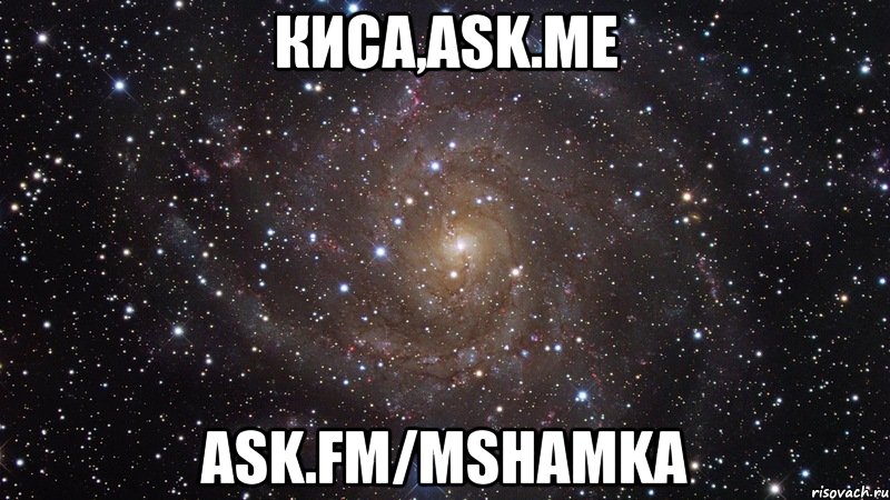 киса,ask.me ask.fm/MsHamka, Мем  Космос (офигенно)