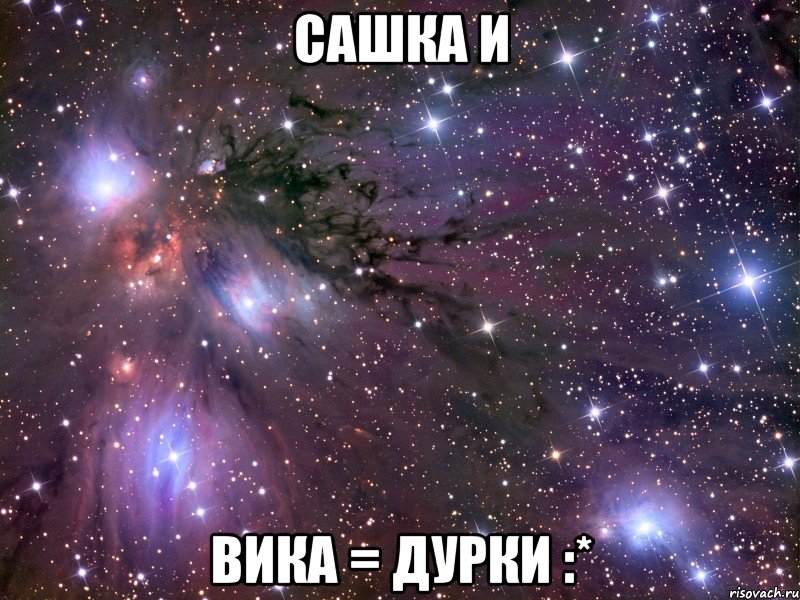 сашка и вика = дурки :*, Мем Космос