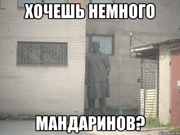 хочешь немного мандаринов?, Мем  Ленин за углом (пс, парень)