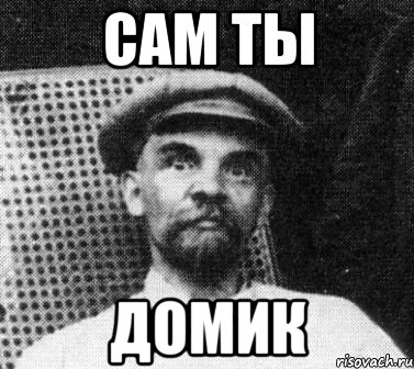 сам ты домик, Мем   Ленин удивлен