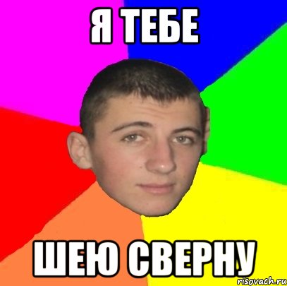 я тебе шею сверну