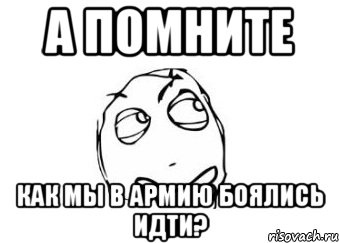 а помните как мы в армию боялись идти?, Мем Мне кажется или