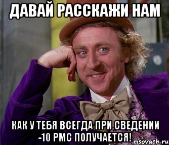 давай расскажи нам как у тебя всегда при сведении -10 РМС получается!, Мем мое лицо