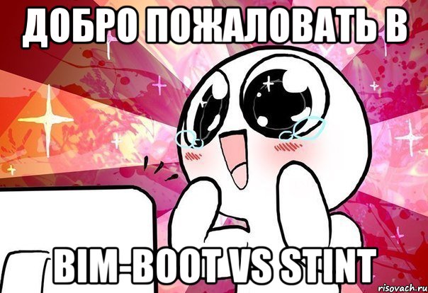 Добро пожаловать в Bim-Boot Vs Stint