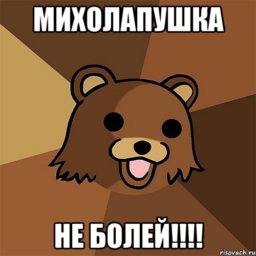 Михолапушка Не болей!!!!, Мем Педобир