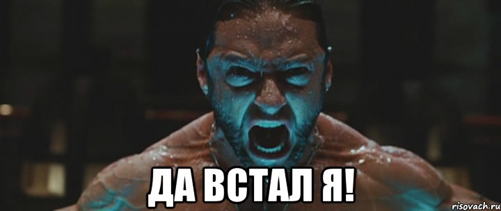  ДА ВСТАЛ Я!